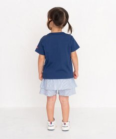 MIKI HOUSE HOT BISCUITS 【80-120cm】 ストライプ キュロットスカート