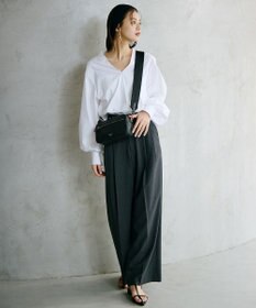 TOPKAPI 【TREASURE TOPKAPI】シュリンクレザー スクエア 2way ショルダー バッグ