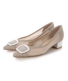 MODE ET JACOMO <MODE ET JACOMO>ポインテッドバックルデザインパンプス