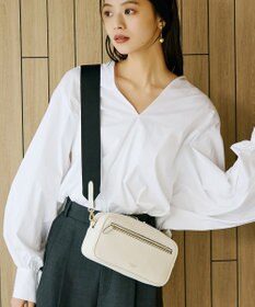 TOPKAPI 【TREASURE TOPKAPI】シュリンクレザー スクエア 2way ショルダー バッグ