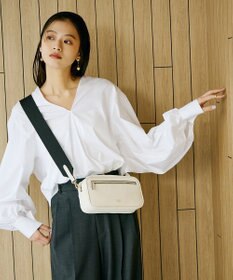 TOPKAPI 【TREASURE TOPKAPI】シュリンクレザー スクエア 2way ショルダー バッグ