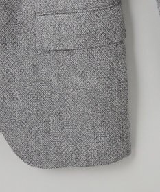 GOTAIRIKU 【DELFINO】ナポリジオメトリックツイード ジャケット_グレー