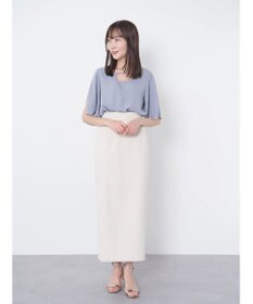 earth music&ecology マルチＷＡＹサス付タイトスカート