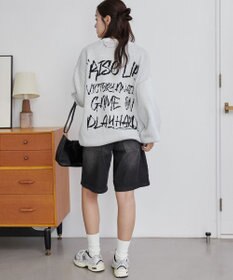 WEGO グラフィックニットBIGプルオーバー