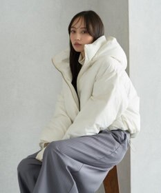 earth music&ecology 2wayパファー ショートブルゾン