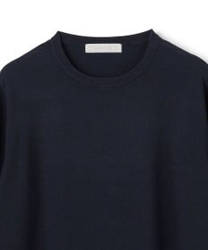 UNFILO L フリルトリミング ニットワンピース