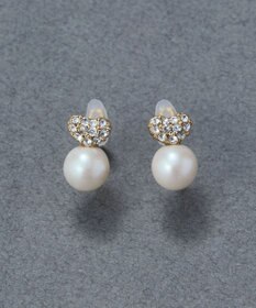 Phoebe 〈痛くないシリーズ/金属アレルギー対応〉タイニーラブパールライトフィットイヤリング　ぷっくりハート