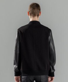 JOSEPH HOMME ライトタックブロックレザー　ブロッキングブルゾン