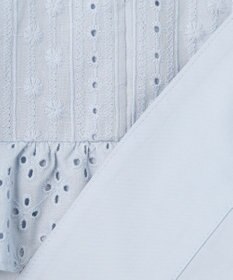 組曲 【WEB限定色あり】レースコンビシャーティング ブラウス