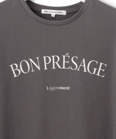 23区 S 【接触冷感/洗える】BON-PRESAGE ロゴ フレンチスリーブ Tシャツ