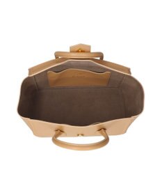 INTER-CHAUSSURES 【CHRISTIAN VILLA】レザーワイドハンドバッグ