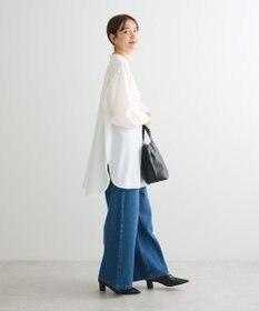 Green Parks ・ＥＬＥＮＣＡＲＥ　ＤＵＥ　イロイロ釦シャツチュニック