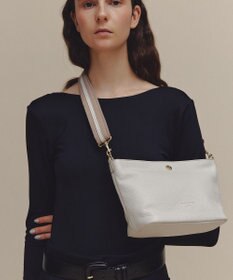 TOPKAPI 【TREASURE TOPKAPI】ソフトシュリンク テープ コンビ レザー ミニショルダーバッグ