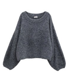 earth music&ecology オフショルフェザーニットプルオーバー