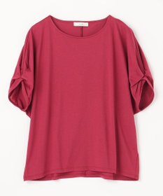 ANY L 【接触冷感/UVケア/シワになりにくい】ドルマンスリーブ Tブラウス