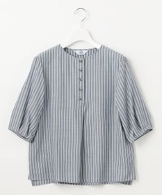 J.PRESS LADIES S 【洗える】ウォッシャブルキュプラツイル ボートネック ブラウス