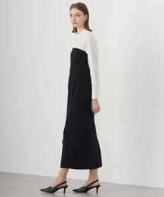 ICB 【洗える】ミリオーネダンボールニット ベアトップワンピース