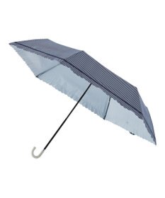 MOONBAT estaa 晴雨兼用 折りたたみ傘 ストライプ 日傘 遮光 遮熱 UV
