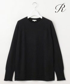23区 S 【R(アール)】マイクロンメリノウール クルーネックニット ブラック系