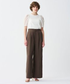 uncrave 【新色追加！】フィブリルシャンブレー ワイドパンツ