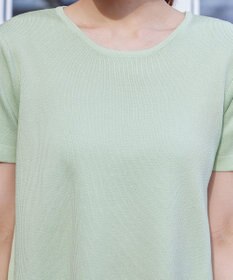 Tiaclasse L 【洗える】リボン袖ニットチュニック