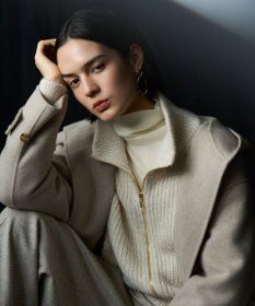 23区 S 【滝沢眞規子さん着用/WEB限定カラーあり】ウーステッドウール リブタートル ニット