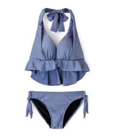 San-ai Resort（三愛水着楽園） 【SALE】ナチュラルだけどしっかり盛れる【ナチュラルアップブラ】Solidノンワイヤービキニ