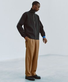 UNFILO MENS ウールライク ワイドパンツ