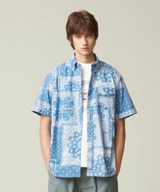 J.PRESS MEN ペイズリーバンダナプリント シャツ