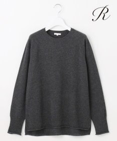 23区 S 【R(アール)】マイクロンメリノウール クルーネックニット グレー系