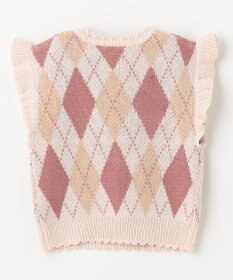 ANY KIDS アーガイル ニット ベスト