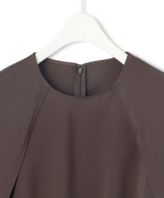 ICB L 【接触冷感・UVケア・吸水速乾・防シワ・洗える】 ドレープツイル ブラウス