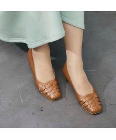 Riz raffinee <Riz raffinee>グルカフラットパンプス