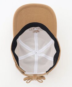 TOCCA 【防臭・吸水速乾・UVカット・サイズ調整可・リボン取り外し可】VELVET LOGOCAP キャップ