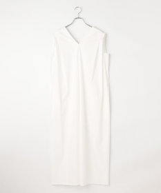 #Newans 【ANSWER for モダンベーシック】ダブルVネックロングワンピース