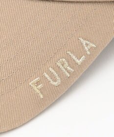 MOONBAT FURLA(フルラ) ロゴ刺繍キャップ UV対策/手洗い可能/抗菌防臭加工
