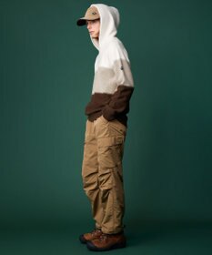 JOSEPH ABBOUD MOUNTAIN 【ECO撥水/起毛裏地】マイクロリップワッシャー カーゴ パンツ