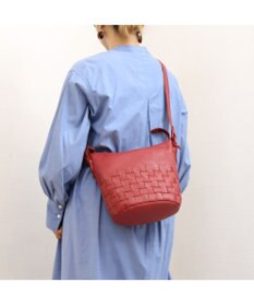 UNBILLION アトランタ ATLANTA / 牛革メッシュバケツショルダー