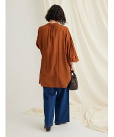 CRAFT STANDARD BOUTIQUE ウ゛ィンテージボイルソデシャーリングチュニック