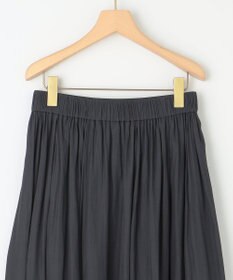 組曲 【WEB限定】ギャザーライトデシン タックスカート