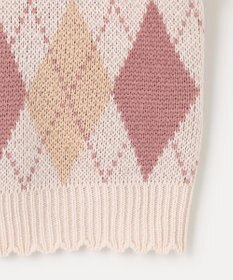 ANY KIDS アーガイル ニット ベスト