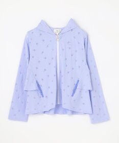 組曲 KIDS 【UVケア】【150-160cm】フラワーオパール パーカー