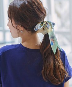 Tiaclasse 【2type】スカーフ柄シュシュ