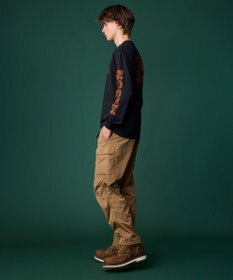 JOSEPH ABBOUD MOUNTAIN 【ECO撥水/起毛裏地】マイクロリップワッシャー カーゴ パンツ