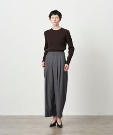 ATON NATURAL DYED WOOL | クルーネックリブセーター