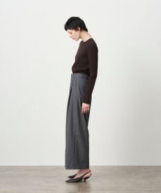 ATON NATURAL DYED WOOL | クルーネックリブセーター