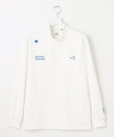 PW CIRCULUS 【吸水速乾 / UV遮蔽率99.5% UVカット / ストレッチ】【MEN】ハーフジップロングスリーブモックT ゴルフ