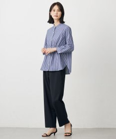 J.PRESS LADIES 【WEB限定】ストライプ シャーリング ブラウス