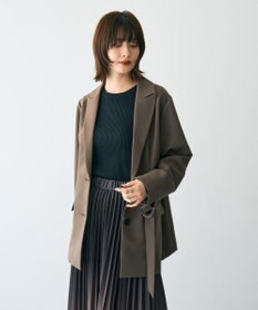 YECCA VECCA 2wayアシメデザインロングジャケット