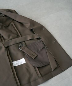 YECCA VECCA 2wayアシメデザインロングジャケット